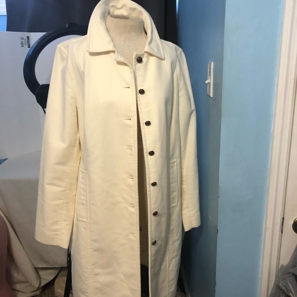 Gorgeous GAP creamy white coat NWOT - Picture 4 of 15